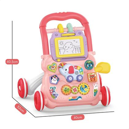 Imagem de Andador Infantil De Empurrar Para Bebê Com Teclado Musical Carrinho Brinquedo Infantil