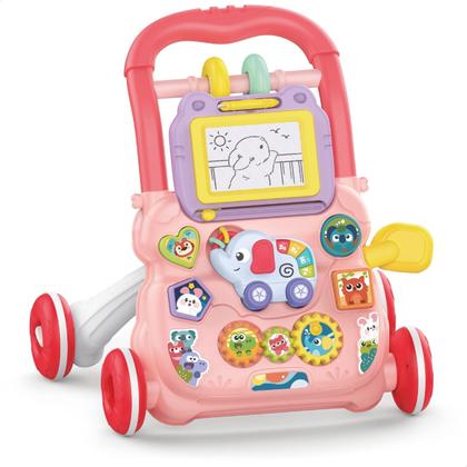 Imagem de Andador Infantil De Empurrar Para Bebê Com Teclado Musical Carrinho Brinquedo Infantil