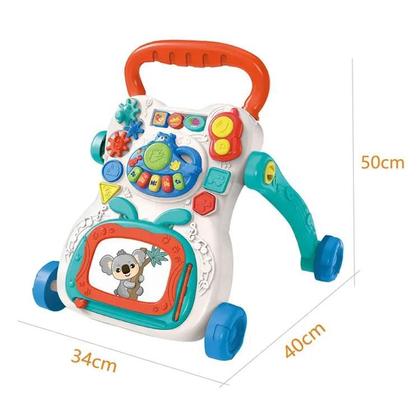 Imagem de Andador Infantil de Empurrar para Bebe Musical Atividades Coala Multmaxx