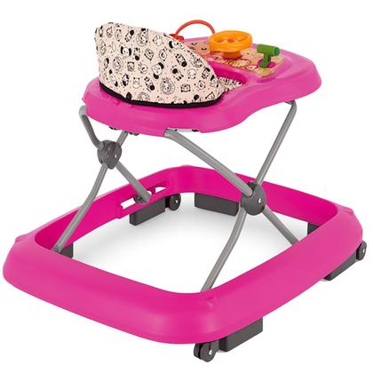 Imagem de Andador Infantil Menina Safari Rosa II Bebe Antiqueda Roda