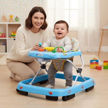 Imagem de Andador Infantil Musical Para Bebê Quick Maxi Baby - AZUL