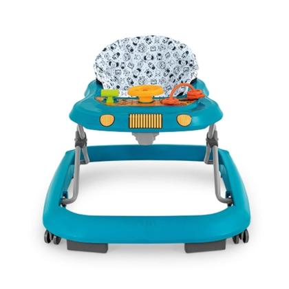 Imagem de Andador Infantil Safari II Azul Até 12kg Compacto, Seguro e Fácil de Limpar