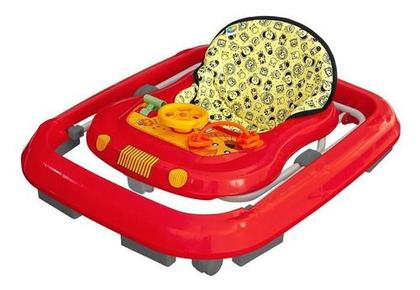 Imagem de Andador Infantil Safari Plus Vermelho - Tutti Baby