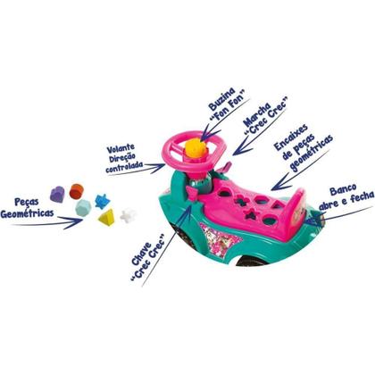 Imagem de Andador Interativo Rosa Ketokinha Dog  Carrinho Menina