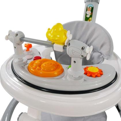 Imagem de Andador Musical Premium para Bebês Luz, Piano, Móbile, Base Estável  Mega Compras MC923