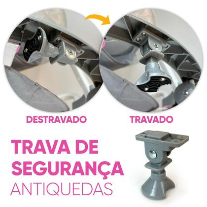 Imagem de Andador Musical Premium para Bebês Luz, Piano, Móbile, Base Estável  Mega Compras MC923