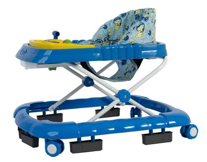 Imagem de Andador musical superluxo infantil azul jumbobaby