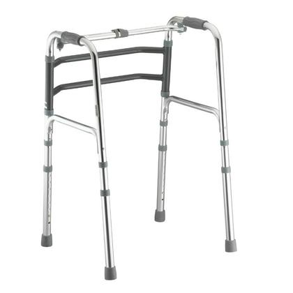 Imagem de Andador Ortopédico Dobrável Articulado Alumínio para Idoso Adulto 3 Barras Altura Regulável