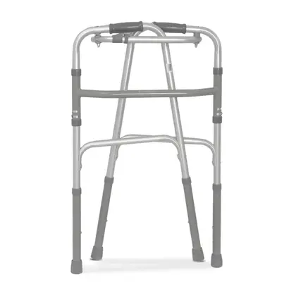 Imagem de Andador Ortopédico Dobrável Fixo Regulagem Alumínio Para Idoso