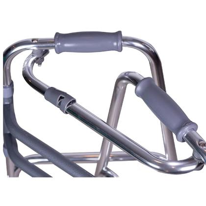 Imagem de Andador Ortopédico Fixo Dobrável Adulto Mercur Firme Seguro Para Idoso 130kg