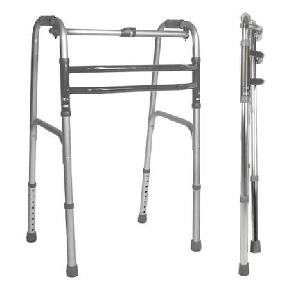 Imagem de Andador Ortopédico Para Idoso 3 Barras Dobrável Articulado Alumínio Hidrolight