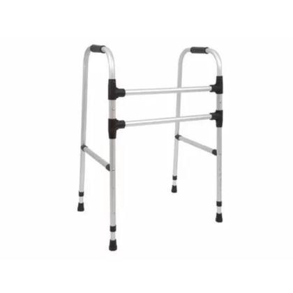 Imagem de Andador para Adulto / Idoso Dobrável 2 Barras Fixas em Alumínio