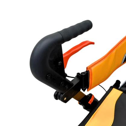 Imagem de Andador Para Idoso Adulto Com Rodas E Freios Dobrável Com Assento E Cesto Até 100kg - Health Clean