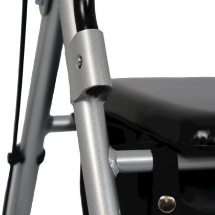 Imagem de Andador para Idoso Adulto com Rodas Ortopédico Dobrável 100kg D12 Dellamed