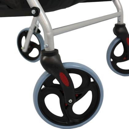 Imagem de Andador para Idoso Adulto com Rodas Ortopédico Dobrável 100kg D12 Dellamed