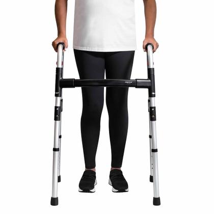 Imagem de Andador Para Idoso Desmontável Dobrável em Alumínio Mercur