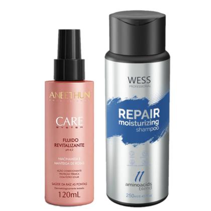 Imagem de Aneethun Fluido Care System 120ml +Wess Shampoo Repair 250ml