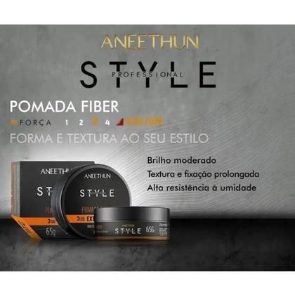 Imagem de Aneethun Style Fiber 3 Extra Forte - Pomada Modeladora 65g
