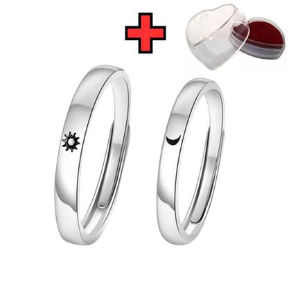 Imagem de Aneis Par Masculino e Feminino Entrega Rápida
