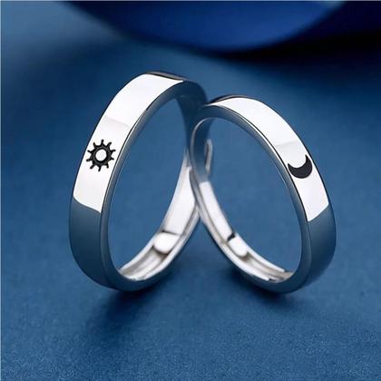 Imagem de Aneis Par Masculino e Feminino Entrega Rápida