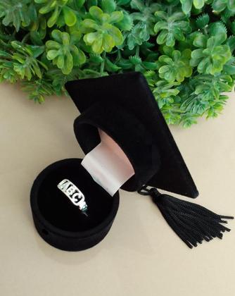 Imagem de Anel ABC Regulável Banho Ouro Zircônia Formatura Infantil