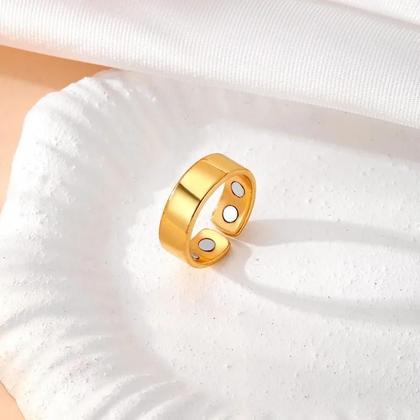 Imagem de Anel Ajustável De Aço Inoxidável Antirronco Para Homens E Mulheres: Perda De Peso, Energia E Saúde