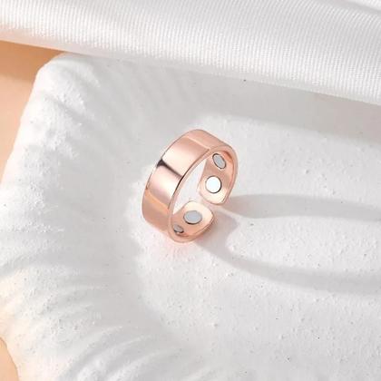 Imagem de Anel Ajustável De Aço Inoxidável Antirronco Para Homens E Mulheres: Perda De Peso, Energia E Saúde