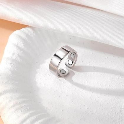 Imagem de Anel Ajustável De Aço Inoxidável Antirronco Para Homens E Mulheres: Perda De Peso, Energia E Saúde