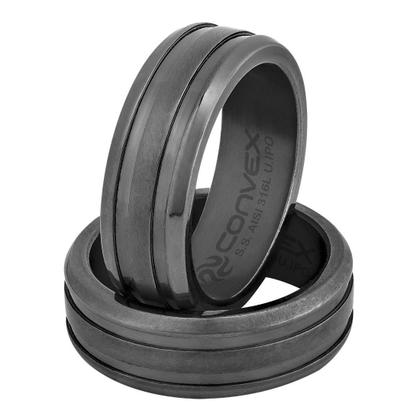 Imagem de Anel/Aliança de Aço Eros 8mm U.IPO