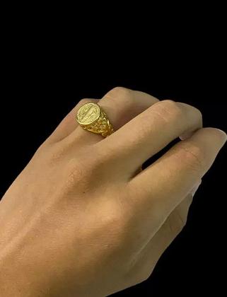 Imagem de Anel banhado a ouro 18k são bento