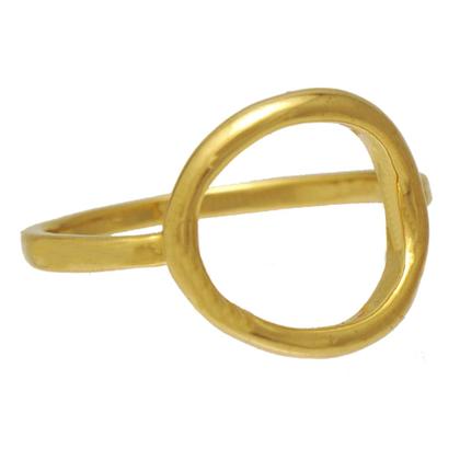 Imagem de Anel Circulo Softjoias Folheado em Ouro 18k