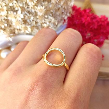 Imagem de Anel Circulo Softjoias Folheado em Ouro 18k