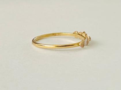 Imagem de Anel Corações Tricolor Ouro 18K  - 1.27
