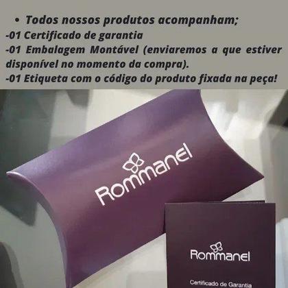 Imagem de Anel de formatura feminino solitário  banhado ouro 3x 24k 18k e 22k  rommanel aro cravejado zircônias 512902