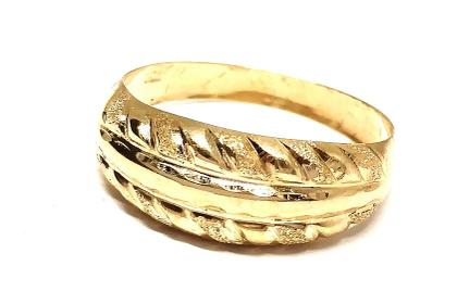 Imagem de Anel de ouro 18k Trabalhado Estampado