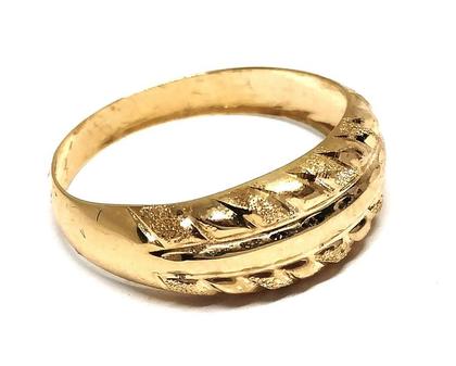 Imagem de Anel de ouro 18k Trabalhado Estampado