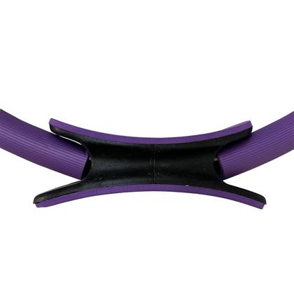Imagem de Anel de Pilates Tonificador Flexível 38cm Lilás Liftness Dafoca Sports