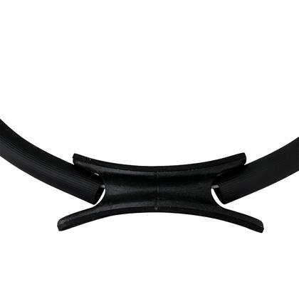 Imagem de Anel de Pilates Tonificador Flexível 38cm Preto Liftness Dafoca Sports