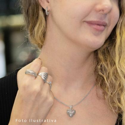 Imagem de Anel de Prata Moon Filigrana 9.50mm