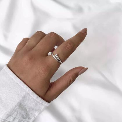 Imagem de Anel de Prata Prego Liso