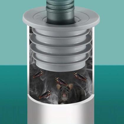 Imagem de Anel de Vedação para Dreno de Máquina de Lavar e Pia - Antiodor - Cinza