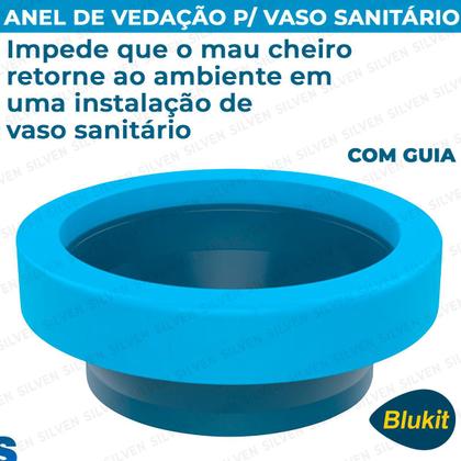 Imagem de Anel De Vedação Para Vaso Sanitário Com Guia