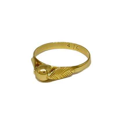 Imagem de Anel Em Ouro 18k 750 Bolinha 4mm