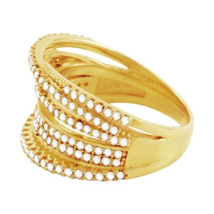 Imagem de Anel em Ouro 18K com Diamantes - AU2664