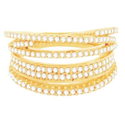 Imagem de Anel em Ouro 18K com Diamantes - AU2664