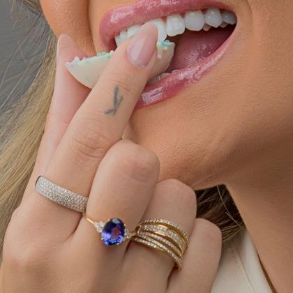 Imagem de Anel em Ouro 18K com Diamantes - AU2664