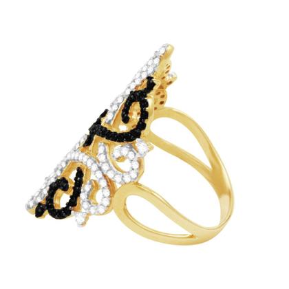 Imagem de Anel em Ouro 18K com Diamantes e Espinélios - AU2903