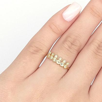 Imagem de Anel em Ouro 18K Coroa com Diamantes - AU4991