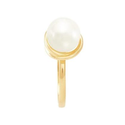 Imagem de Anel em Ouro 18k Rococó com Pérola - AU6549