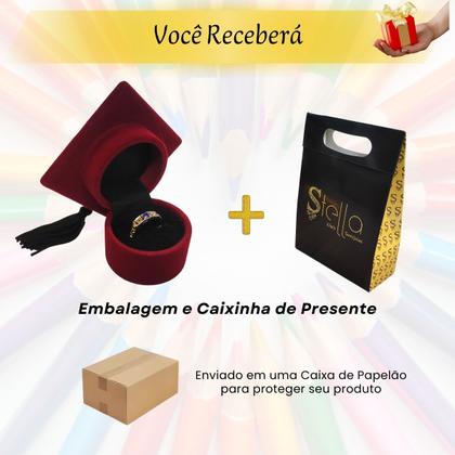 Imagem de Anel Formatura Infantil Menino Regulável Banhado Ouro 18k Colegio Escola Crianca Recordacao